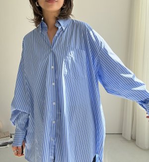 画像2: ●ご予約5倍ポイント対象【2/20 LIVE】BIGストライプシャツ（予約/4月）