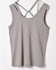 画像4: ●メーカー在庫限り●SさんからLLさんまで愛用【2/4LIVEご紹介アイテム】●バックデザインリブタンク（メーカー確認後確保） (4)