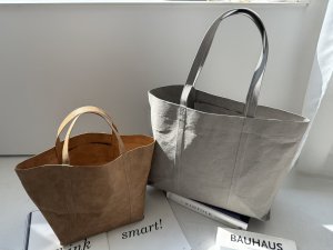 画像2: ●ご予約10倍ポイント対象●【2/27 ご紹介アイテム】ウォッシャブルペーパートートバッグL（予約/7-8月）