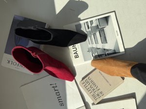 画像8: ●ご予約10倍ポイント対象●【2/27 ご紹介アイテム】美シルエット!!スクエアトゥミドルブーツ（予約/9-10月）