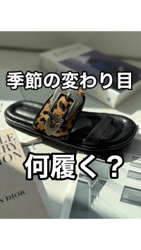 ●ご予約10倍ポイント対象●【2/27 ご紹介アイテム】ウエスタンバックルトングサンダル（予約/6-7月）