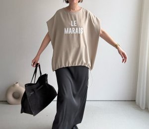 画像13: ●ご予約5倍ポイント対象●生産枠限り●【3/7 LIVEアイテム】●さらさら素材●大人のロゴトップス（メーカー確認後確保）（予約/5月）