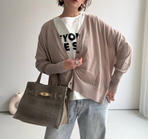 画像29: ●ご予約5倍ポイント対象●生産枠限り●【3/7 LIVEアイテム】●夏の羽織にも◎前後差コットンカーデ（メーカー確認後確保）（予約/5）