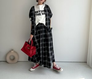 画像8: ●ご予約5倍ポイント対象●生産枠限り●【3/7 LIVEアイテム】●タックデザインチェックスカート（メーカー確認後確保）（予約/6月）