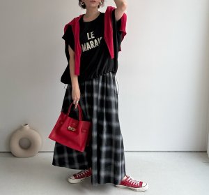 画像11: ●ご予約5倍ポイント対象●生産枠限り●【3/7 LIVEアイテム】●タックデザインチェックスカート（メーカー確認後確保）（予約/6月）