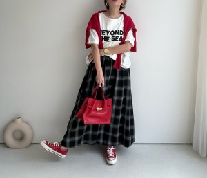 画像9: ●ご予約5倍ポイント対象●生産枠限り●【3/7 LIVEアイテム】●タックデザインチェックスカート（メーカー確認後確保）（予約/6月）