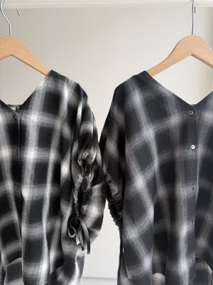 画像5: ●ご予約5倍ポイント対象●生産枠限り●【3/7 LIVEアイテム】●ドルマンスリーブチェックシャツ（メーカー確認後確保）（予約/6月）