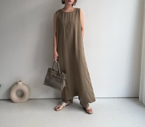 画像3: ●生産枠限り●【3/7 LIVEアイテム】●ファーストライン●大人シンプルノースリワンピ（メーカー確認後確保）（予約/3－4月）