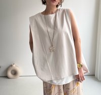 ●ご予約5倍ポイント対象●生産枠限り●【3/7 LIVEアイテム】●タックスリーブ前後差トップス（メーカー確認後確保）（予約/5月）