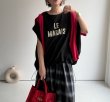 画像17: ●【6/9 LIVEアイテム】●さらさら素材●大人のロゴトップス (17)