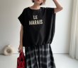 画像15: ●【6/9 LIVEアイテム】●さらさら素材●大人のロゴトップス (15)