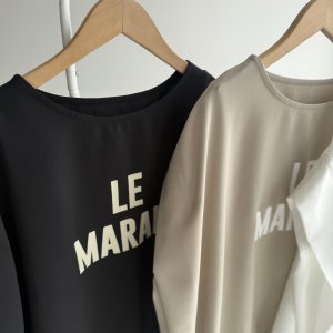 画像5: ●ご予約5倍ポイント対象●生産枠限り●【3/7 LIVEアイテム】●さらさら素材●大人のロゴトップス（メーカー確認後確保）（予約/5月）