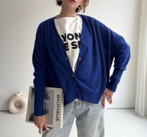 画像24: ●ご予約5倍ポイント対象●生産枠限り●【3/7 LIVEアイテム】●夏の羽織にも◎前後差コットンカーデ（メーカー確認後確保）（予約/5）