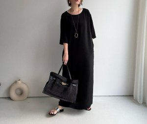 画像1: ●ご予約5倍ポイント対象●生産枠限り●【3/7 LIVEアイテム】●前後2WAYハーフスリーブ大人ワンピ◎（メーカー確認後確保）（予約/5月）