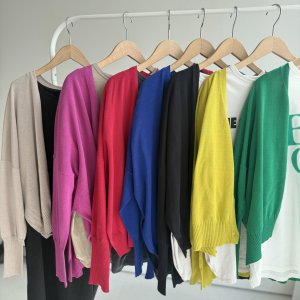 画像1: ●ご予約5倍ポイント対象●生産枠限り●【3/7 LIVEアイテム】●夏の羽織にも◎前後差コットンカーデ（メーカー確認後確保）（予約/5）