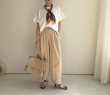 画像1: ●シルエットが可愛い【3/9LIVEアイテム】ボリュームタックパンツ (1)