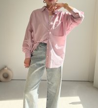 ●身幅ゆったり【3/9 LIVEアイテム】●スプリングカラーシアーシャツ