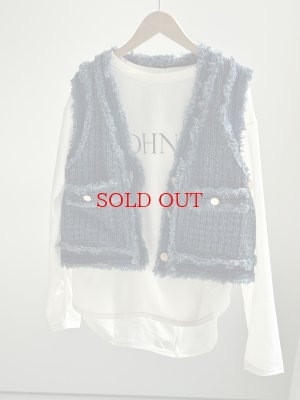 画像10: ●大大大人気‼︎追加生産決定‼︎●身長問わずおすすめ◎【3/9 LIVEアイテム】●フリンジデニムベスト（予約/4）