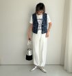 画像9: ●大大大人気‼︎追加生産決定‼︎●身長問わずおすすめ◎【3/9 LIVEアイテム】●フリンジデニムベスト（予約/4） (9)