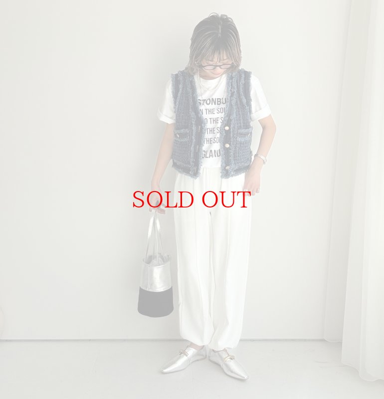画像9: ●大大大人気‼︎追加生産決定‼︎●身長問わずおすすめ◎【3/9 LIVEアイテム】●フリンジデニムベスト（予約/4） (9)