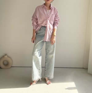 画像2: ●身幅ゆったり【3/9 LIVEアイテム】●スプリングカラーシアーシャツ