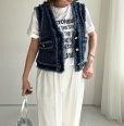 画像7: ●身長問わずおすすめ◎【3/9 LIVEアイテム】●フリンジデニムベスト（メーカー確認後確保） (7)