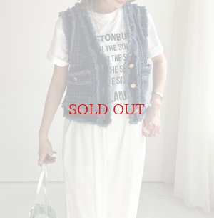 画像7: ●大大大人気‼︎追加生産決定‼︎●身長問わずおすすめ◎【3/9 LIVEアイテム】●フリンジデニムベスト（予約/4）