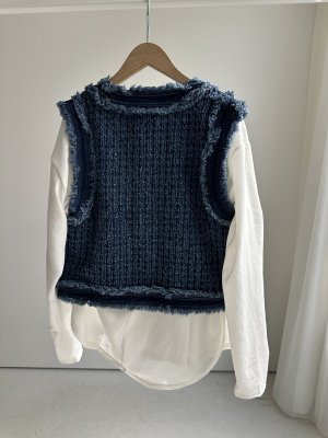 画像11: ●身長問わずおすすめ◎【3/9 LIVEアイテム】●フリンジデニムベスト（メーカー確認後確保）