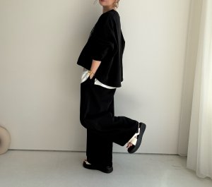 画像5: ●2サイズ展開●セットアップ可能【3/11 LIVEアイテム】●スエットバレルパンツ