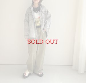 画像2: ●数量限定!！【3/11 LIVEアイテム】●デニムシャツライクジャケット（グレー）