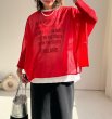 画像2: ●【3/11 LIVEアイテム】●ルージュドルマンシアープルオーバー (2)