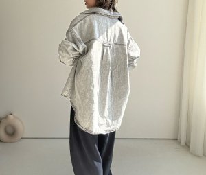 画像6: ●即完売！リクエストにお応えして！奇跡の再生産決定 !！●期間限定ご予約10倍ポイント●【3/11 LIVEアイテム】●デニムシャツライクジャケット（グレー）（予約/7月）
