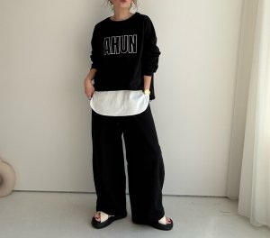 画像6: ●2サイズ展開●セットアップ可能【3/11 LIVEアイテム】●スエットバレルパンツ