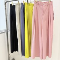 ●ご予約5倍ポイント対象●【3/13 ayane LIVEアイテム】●ストレッチツイルワイドパンツ（予約/6月）