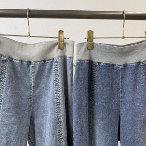 画像2: ●ご予約5倍ポイント対象●【3/13 ayane LIVEアイテム】●ストレッチダンガリーレギパン（予約/5-6月）