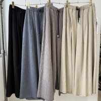 ●ご予約5倍ポイント対象●【3/13 ayane LIVEアイテム】●リネン混スラブワイドパンツ（予約/6月）