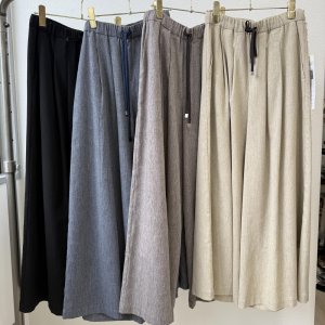 画像1: ●ご予約5倍ポイント対象●【3/13 ayane LIVEアイテム】●リネン混スラブワイドパンツ（予約/6月）