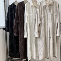 ●ご予約5倍ポイント対象●【3/13 ayane LIVEアイテム】●ピンストライプロングシャツ（予約/5-6月）