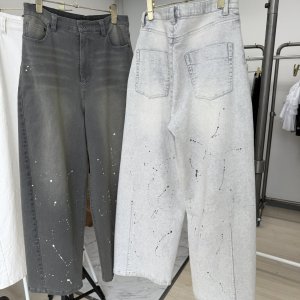 画像5: ●ご予約5倍ポイント対象●【3/13 ayane LIVEアイテム】●バレルレッグデニムパンツ（予約/5-6月）