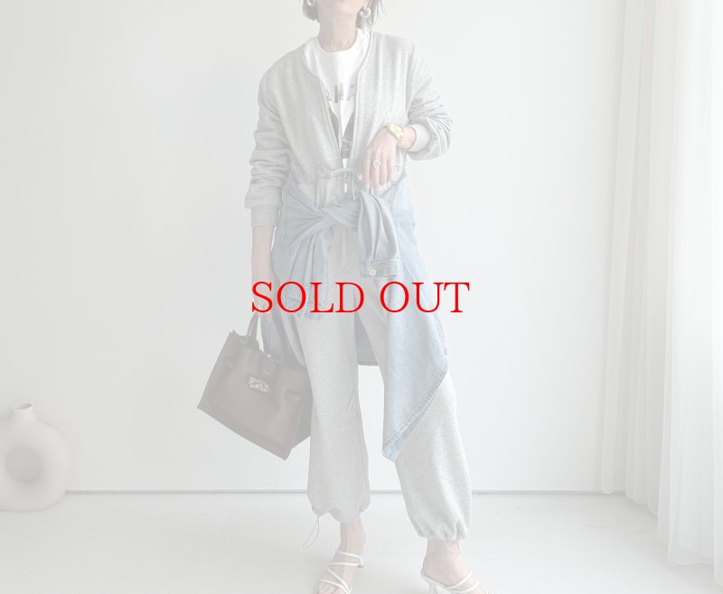 画像11: ●メーカー在庫限り【3/16 LIVEアイテム】●Vネックジップスエットジャンプスーツ（メーカー確認後確保） (11)