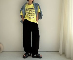 画像21: ●高身長サイズが登場!!●生産枠限り【3/16 LIVEアイテム】●さらさら春夏タックボリュームパンツ（予約）