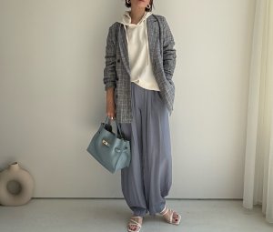 画像9: ●高身長サイズが登場!!●生産枠限り【3/16 LIVEアイテム】●さらさら春夏タックボリュームパンツ（予約）