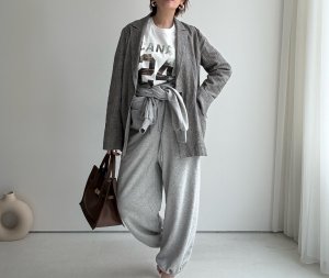 画像5: ●メーカー在庫限り【3/16 LIVEアイテム】●Vネックジップスエットジャンプスーツ（メーカー確認後確保）