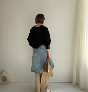 画像13: ●高身長サイズが登場!!●生産枠限り【3/16 LIVEアイテム】●さらさら春夏タックボリュームパンツ（予約）