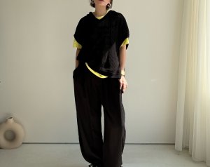 画像19: ●高身長サイズが登場!!●生産枠限り【3/16 LIVEアイテム】●さらさら春夏タックボリュームパンツ（予約）