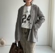 画像11: ●【3/16 LIVEアイテム】●リネンミックスブラウンチェックジャケット (11)
