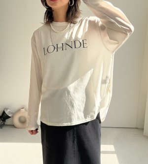 画像1: ●【3/16 LIVEアイテム】●シンプル大人ロゴシアートップス