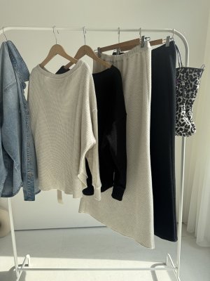 画像12: ●大人のこなれ感が素敵●セットアップ可能【3/20 LIVEアイテム】●サーマルロングスカート