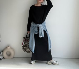 画像10: ●大人のこなれ感が素敵●セットアップ可能【3/20 LIVEアイテム】●サーマルロングスカート