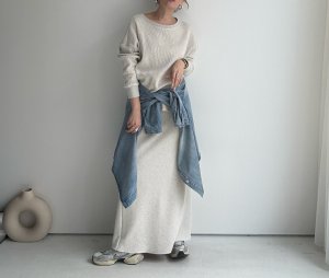 画像2: ●大人のこなれ感が素敵●セットアップ可能【3/20 LIVEアイテム】●サーマルルーズプルオーバー